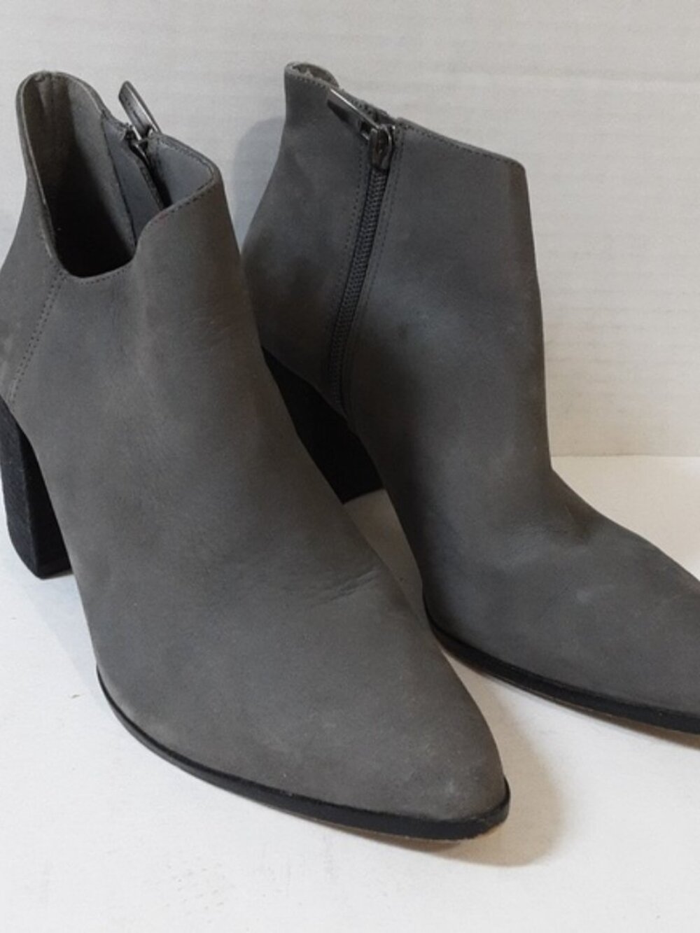 Vince Camuto leather ankle boots women 7M casual festival office Y2K retro fall